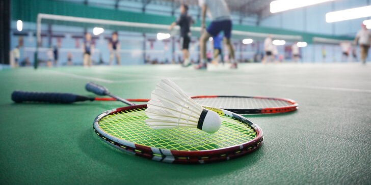Hodina sportovní zábavy: badminton vč. vybavení nebo multifunkční hřiště