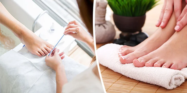 SPA luxusní pedikúra Backscratchers Heavenly Soles + suchá přístrojová pedikúra