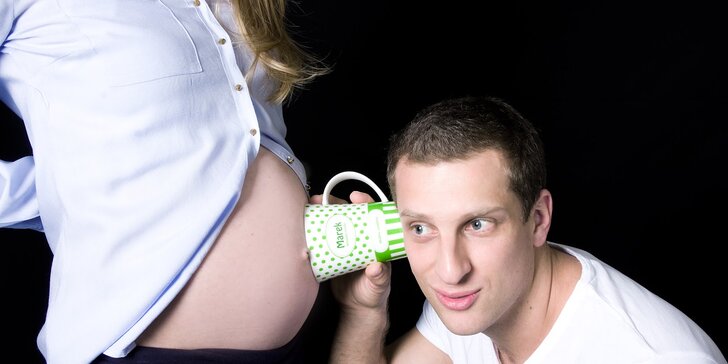 Hodinové těhotenské focení pro nastávající maminky i tatínky