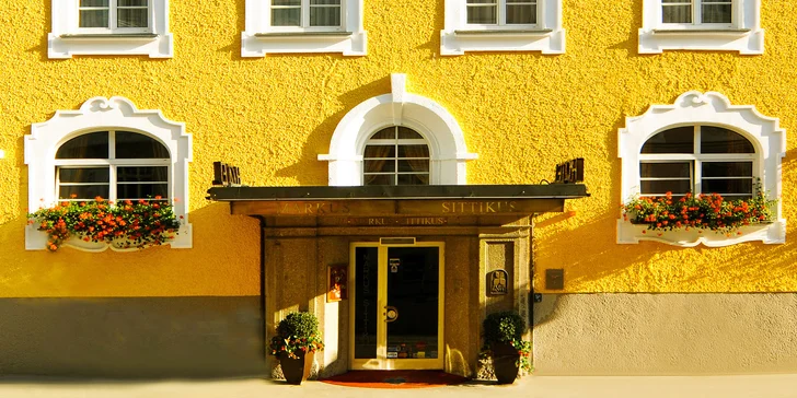 Nechte se okouzlit Salcburkem: stylový 4* Hotel Markus Sittikus se snídaní blízko centra města