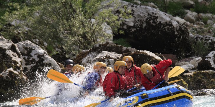 Rafting a canyoning ve Slovinsku na řece Soča. Aqua rodeo, jaké jste ještě nezažili