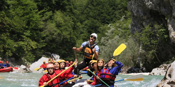 Rafting a canyoning ve Slovinsku na řece Soča. Aqua rodeo, jaké jste ještě nezažili