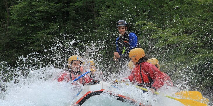 Rafting a canyoning ve Slovinsku na řece Soča. Aqua rodeo, jaké jste ještě nezažili