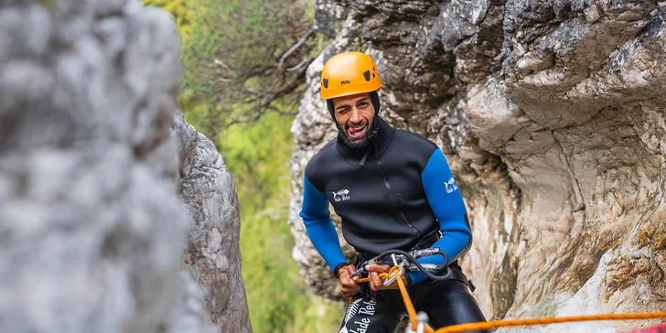 Rafting a canyoning ve Slovinsku na řece Soča. Aqua rodeo, jaké jste ještě nezažili