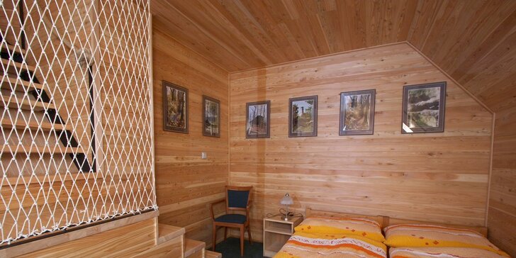 Romantika v lesním penzionu uprostřed Chřibů: snídaně, privátní koupel a voucher do restaurace