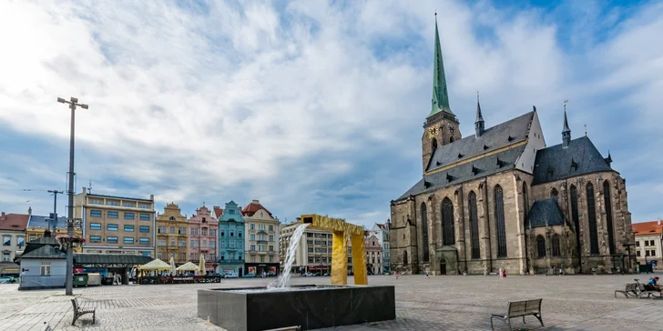 Za krásami Plzně s ubytováním ve 4* hotelu - snídaně, polopenze i slevy na akce