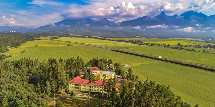 Unikátní dovolená v největším rodinném resortu pod Tatrami s polopenzí a wellness
