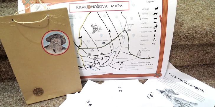 Krakonošův knoflík: Venkovní šifrovací hra pro celou rodinu