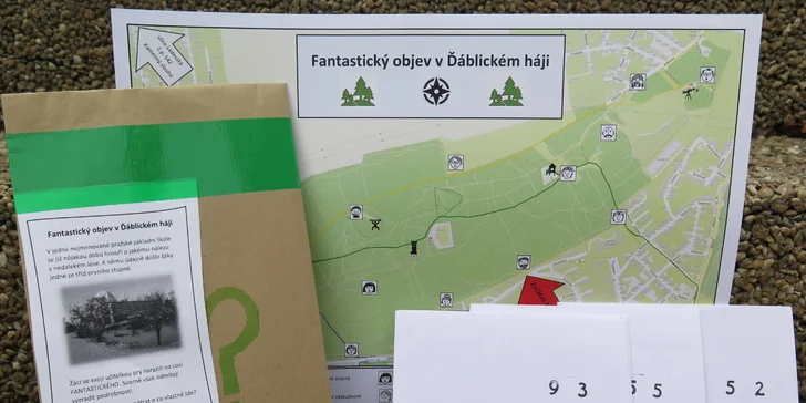 Prozkoumejte Ďáblický háj: venkovní úniková hra Fantastický objev až pro 6 osob
