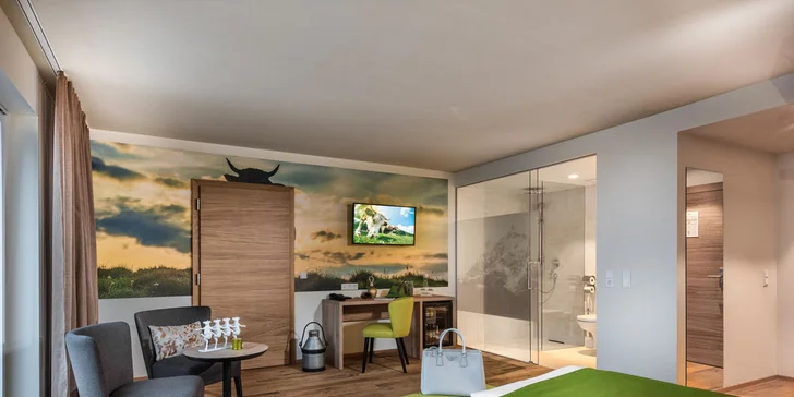 Nádherný a moderně vybavený hotel u Innsbrucku: neomezený wellness i možnost procedur, luxusní polopenze