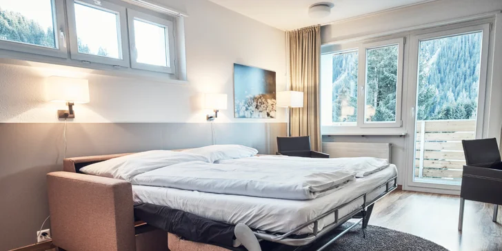Aktivní dovolená ve švýcarském Davosu: moderní studia a apartmány, 1,5 km od ski lanovky Jakobshorn a Bünda
