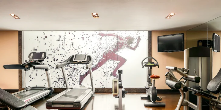 Pre tých, ktorí preferujú aktívny oddych, je k dispozícii špičkovo vybavené fitness centrum otvorené nonstop.