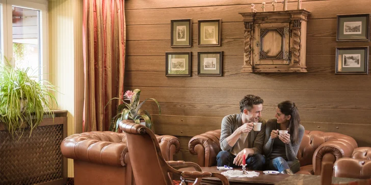 V hotelu je společenská místnost, salónek a bar. 