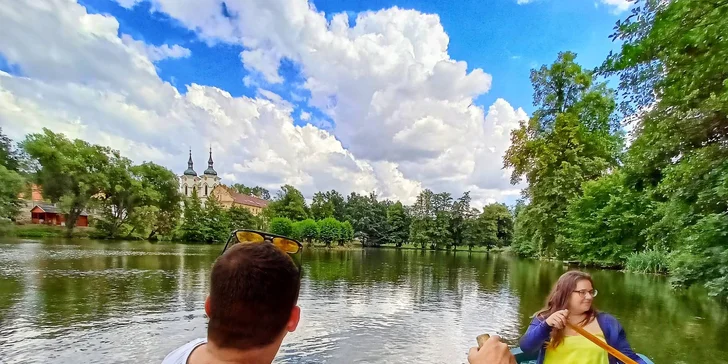 Půjčte si lodičku a užijte si romantiku na vodě. 