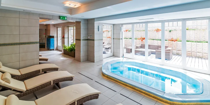 V ceně pobytu máte i neomezený relax ve wellness. 