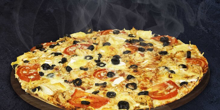 2 poctivé Chacharovy pizzy: výběr ze 16 druhů, rozvoz až k vám domů