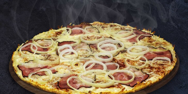 Dvě poctivé pizzy podle výběru s rozvozem, na výběr z 15 druhů