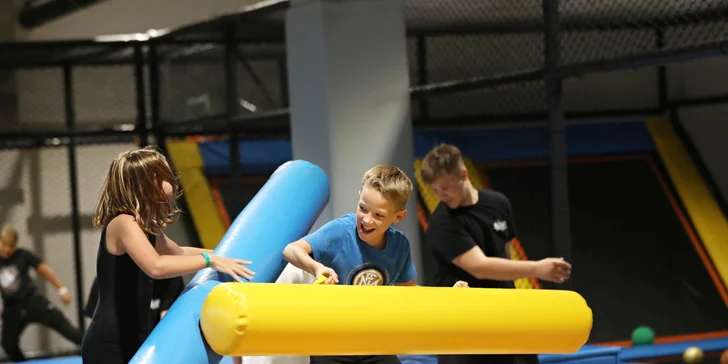 Jump Family Olomouc: 1 či 2 hodiny v trampolínovém centru se spoustou atrakcí