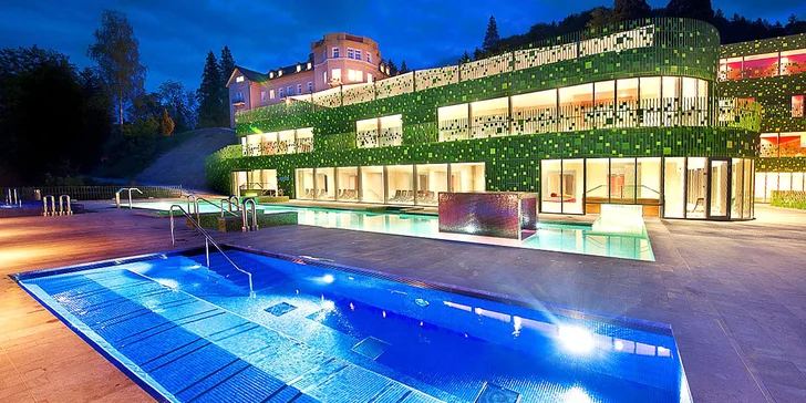 Blahodárný pobyt v lázních: hotel s polopenzí a neomezeným wellness