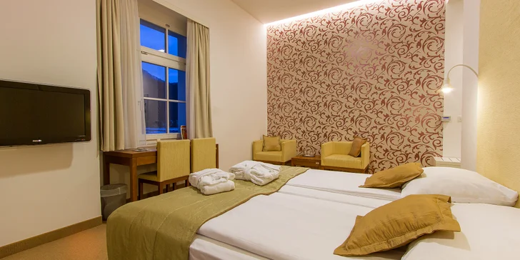 Blahodárný pobyt v lázních: hotel s polopenzí a neomezeným wellness