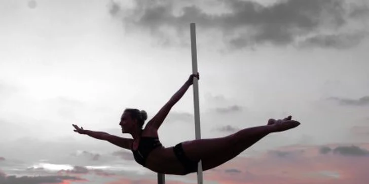 2hodinový workshop Pole Dance ve studiu Poletime