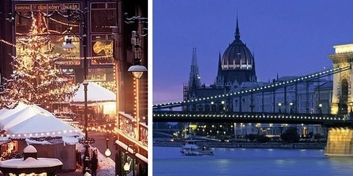Adventní výlet za krásami Budapešti