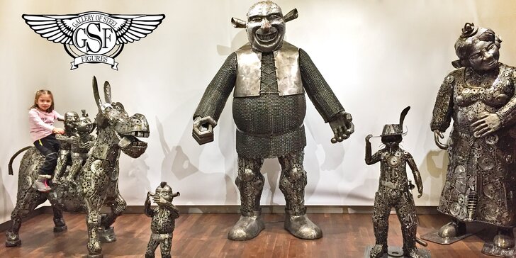 Galerie ocelových figurín: úžasný svět sci-fi, pohádek, komiksů, luxusních aut