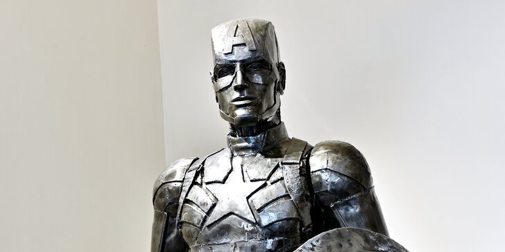 Galerie ocelových figurín: úžasný svět sci-fi, pohádek, komiksů, luxusních aut