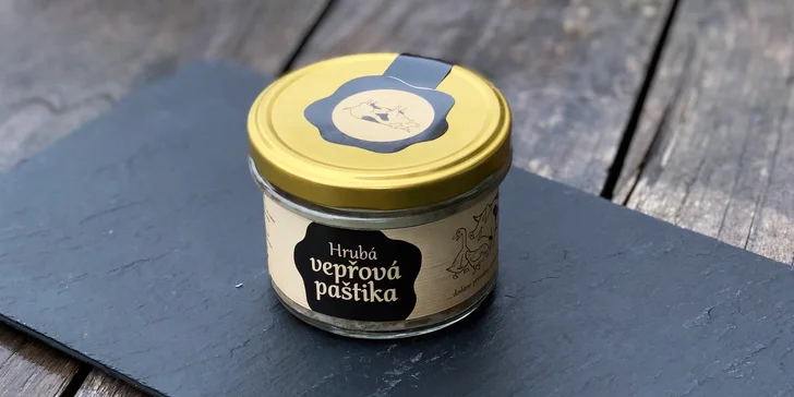 Balíčky domácích dobrot z farmy: jitrnice, tlačenka, paštika i jelita
