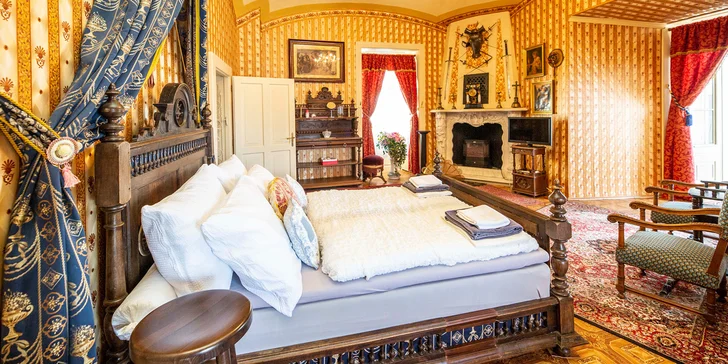 Romantický pobyt v historickém apartmánu na zámku Letovice vč. prohlídky a lahve sektu