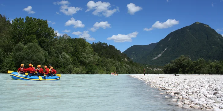 Rafting a canyoning ve Slovinsku na řece Soča. Aqua rodeo, jaké jste ještě nezažili