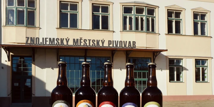 Komentovaná prohlídka znojemského pivovaru s degustací a třeba i posezení v restauraci či hospodě