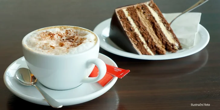 Sladká chvilka klidu: Libovolný dezert, káva a voda z Park Café
