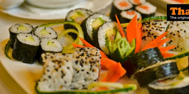 Sushi s sebou i ke konzumaci na místě v Thai Oishi