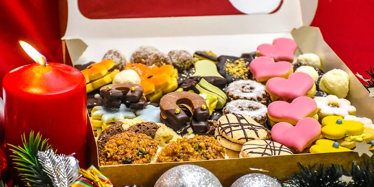 Vánoční cukroví ze Šiklova mlýna: krémové, marmeládové i neplněné a k 1 kg vstupenka do Šiklandu