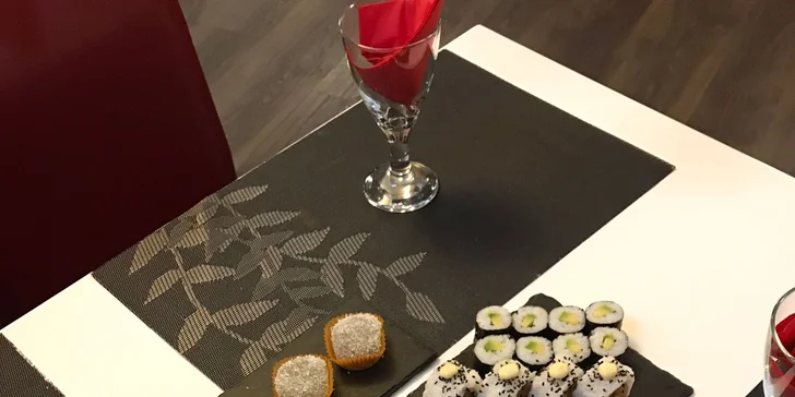 4chodové japonské degustační menu pro jednoho nebo pro dva