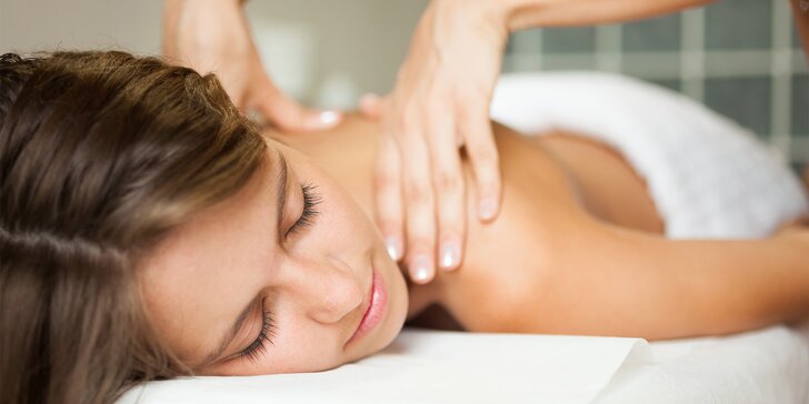 60minutová masáž podle výběru: klasická, havajská, ABS, lymfatická, švédská aj.
