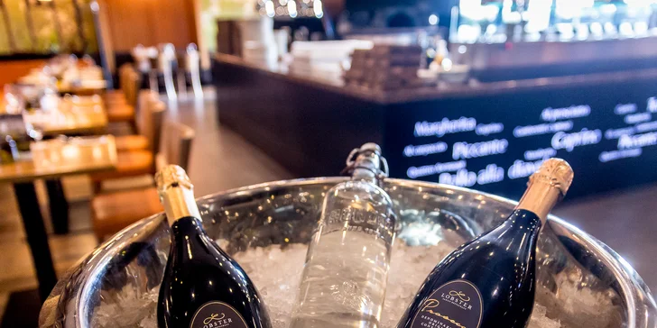 5chodové sezónní menu a lahev prosecca v italské restauraci pro 2 osoby