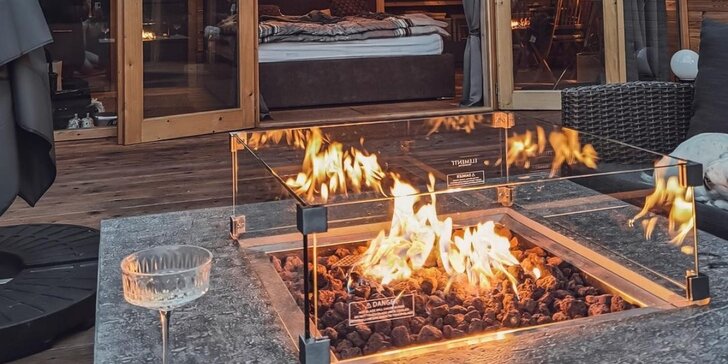 Skvělý odpočinek v Lakehouse Amálka: snídaně v piknikovém koši a neomezené prohřívání v sauně či vaně s horkou vodou