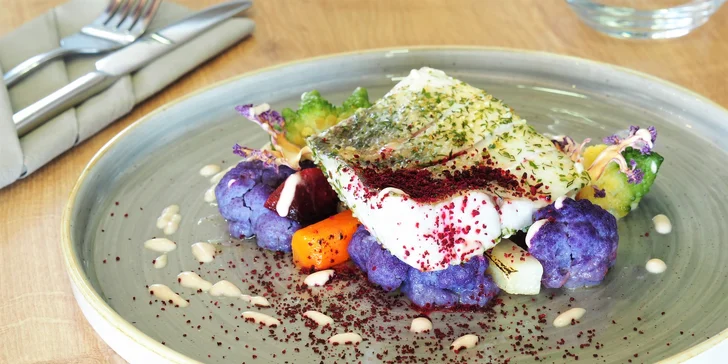 4chodové menu u Brněnské přehrady i s možností wellness: candát nebo vegetariánské rizoto i dezert