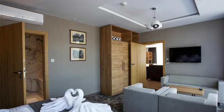 Moderní hotel v lázeňském městě Piwniczna-Zdrój: strava i neomezený wellness