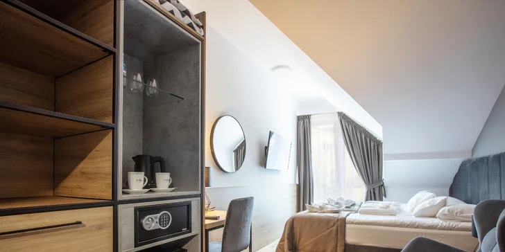 Moderní hotel v lázeňském městě Piwniczna-Zdrój: strava i neomezený wellness