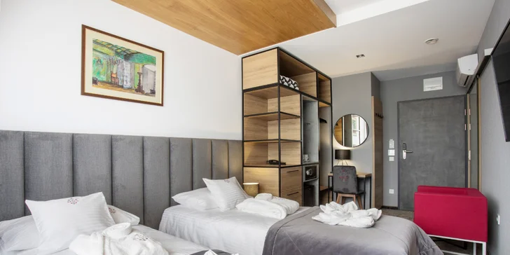 Moderní hotel v lázeňském městě Piwniczna-Zdrój: strava i neomezený wellness