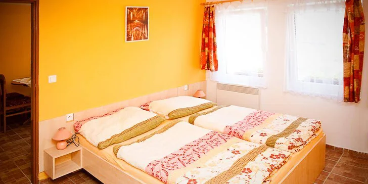 Jihočeský penzion mezi Českým Krumlovem a Třeboní: apartmány pro 2–5 osob
