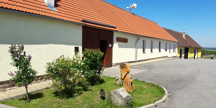 Jihočeský penzion mezi Českým Krumlovem a Třeboní: apartmány se snídaní