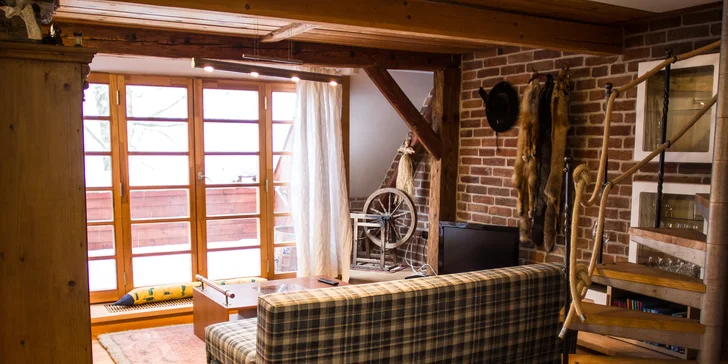 Pobyt na chalupě v Podkrkonoší: vybavené studio či apartmán a sauna