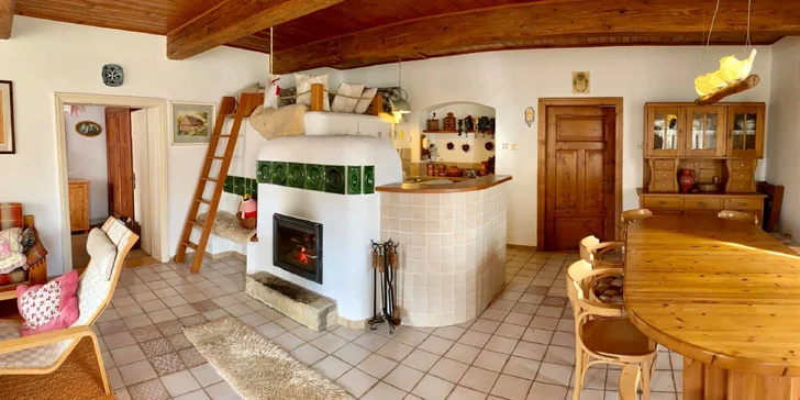 Pobyt na chalupě v Podkrkonoší: vybavené studio či apartmán a sauna