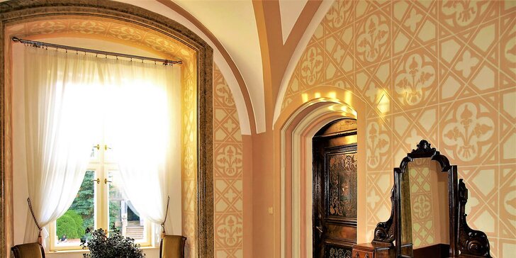 Luxusní apartmá na zámku ve Světlé nad Sázavou včetně prohlídky zámku