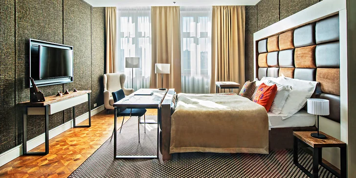 Pobyt v luxusním 5* hotelu v Řešově: designové pokoje, jídlo i wellness