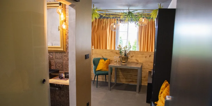 Pobyt v apartmánech v Dobříši: wellness a kosmetika i degustační menu
